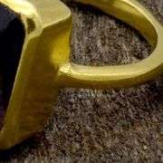 18Kt Gold Plated 7.65 Ct Lab Amethyst Ring