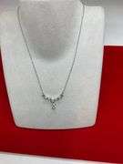 CERTIFIED BRAND NEW 14K WHITE GOLD AND DIAMOND PENDANT
