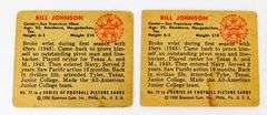 2 Bowman 1950 Football Cards