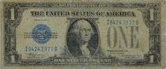 Series 1928 D Funnyback Silver Certificate