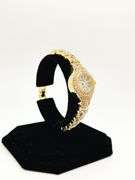 Ladies Geneva & Gemstone Watch, 18kt Yellow Gold Plated