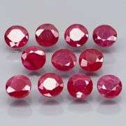 Heated only! 3.02ct natural violet red Ruby set