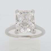 3.00CT Radiant Cut Diamond Engagement Ring