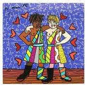 Gemini Boys (Black & White) by Britto, Romero
