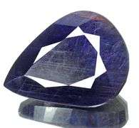 HUGE 12.00 CARAT PEAR CUT NATURAL BLUE SAPPHIRE LOOSE GEMSTONE
