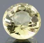 Awesome 3.34ct unheated yellow Feldspar solitaire
