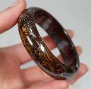 Simply stunning 307ct crystal core Boulder Opal bangle