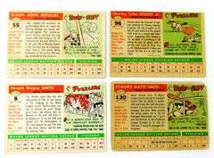 4 Topps 1955 Baseball Cards