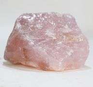 Huge! 4,717ct uncut powder pink Rose Quartz