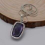 Natural Untreated 30 Ct Amethyst Pendant