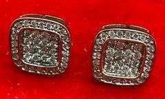 CERTIFIED BRAND NEW 14K ROSE GOLD AND DIAMOND EARRINGS