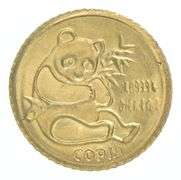 1982 China Panda .0010 8K Gold Marked Copy