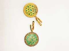 1 NECKLACE, 1 RING, 2 PENDANTS, 1 EARRING