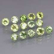 Fantastic 4.82ct diamond cut GREEN Sapphire set
