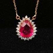 GROUP LOT OF 9X 14KT SOLID GOLD NATURAL GEMSTONE AND DIAMOND RINGS AND NECKLACES!
