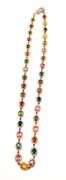 STUNNING TOURMALINE AND DIAMOND NECKLACE