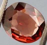 Glittering amber red 1.04ct Spessartite Garnet
