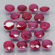 Heated only! 4.04ct natural violet red Ruby set