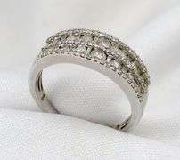 Diamond Laden White Gold Band