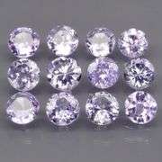 Glittering 2.94ct bright blue violet Tanzanite set
