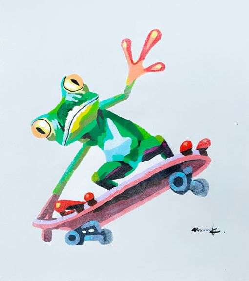 UNIQUE AND BEAUTIFUL PAINTING ON CANVAS