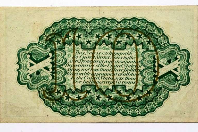 GEM Unc 10 Cent Washington Fractional Currency Note.