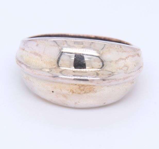 Vintage 925 Sterling Silver Dome Ring