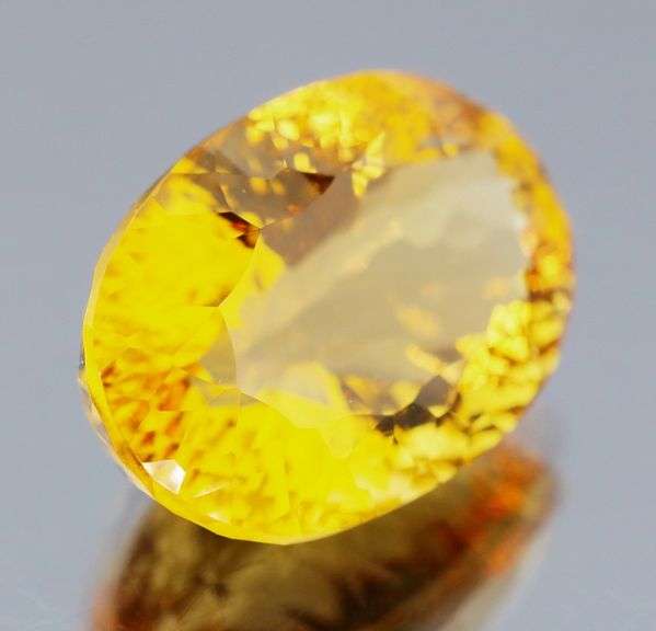 Large 23.60ct natural golden yellow Citrine
