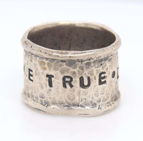 Sterling Silver dreams Come True Wide Band
