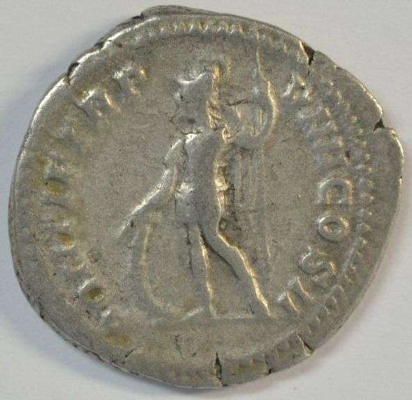Handsome Caracalla Roman Silver Denarius, 198-217 AD