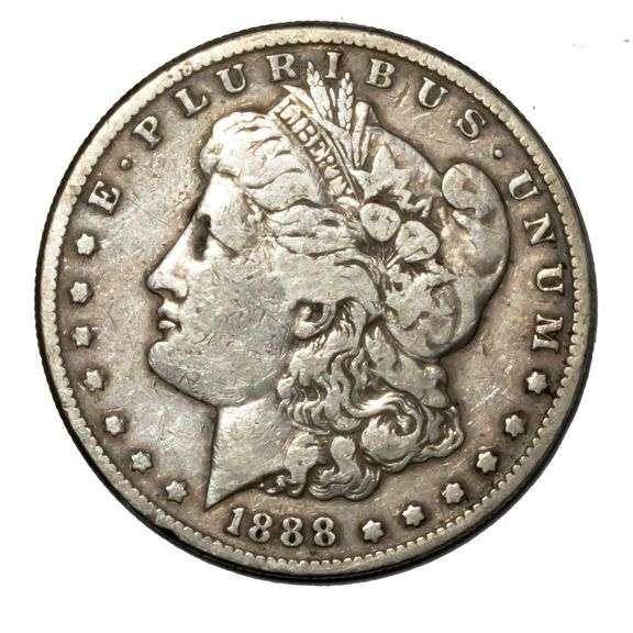 1888 S Morgan From A Near Full Set of Morgans