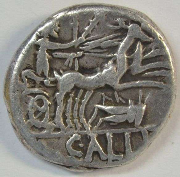 Great Roman Republic Silver Denarius of C Allius Bala, 92 BC