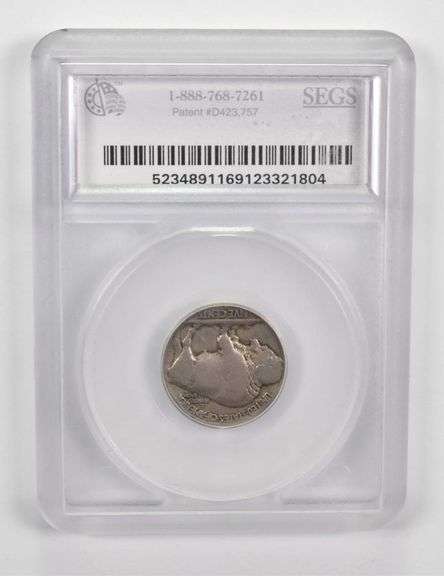 VG10 1914/3-S Indian Head Buffalo Nickel - FS-014.89/EDS - Graded SEGS