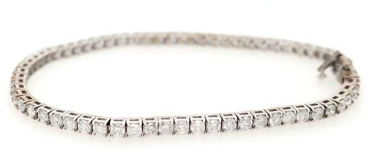 New 4.00ctw Round Diamond Tennis Bracelet in 14K