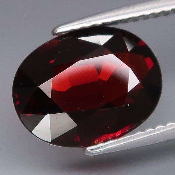 Ravishing 4.72ct black cherry red Mozambique Garnet