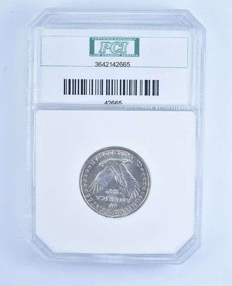 MS65 FH 1917 Standing Liberty Quarter - Type 1 - Graded PCI