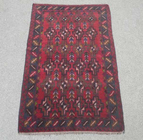 Handmade Persian Balouch 2.11x4.7
