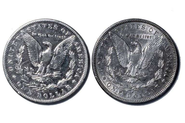 1891 O & 91 S  Morgan Silver Dollars From a Near Complete Set of Morgans