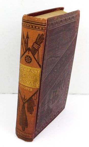 1889 the Last of the Mohicans Antique Book