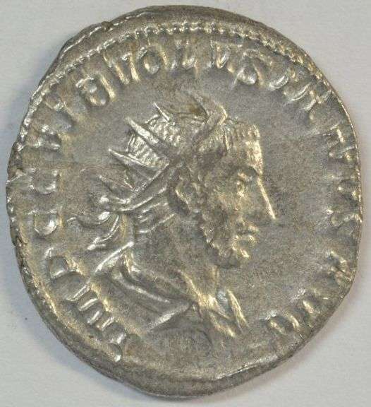 Near Mint Volusian Roman Silver Piece, 251-253 AD