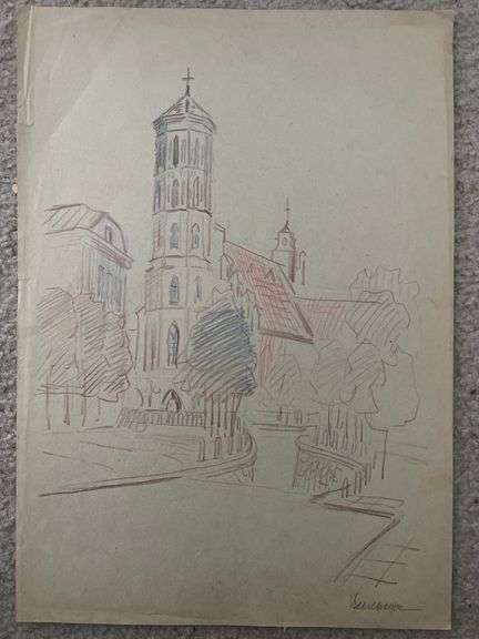 RUSSIAN ARTIST LEONID KORNEEV ESTATE ART