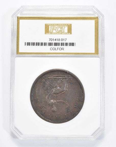 EF45 1806 Great Britain Penny - Graded PCI