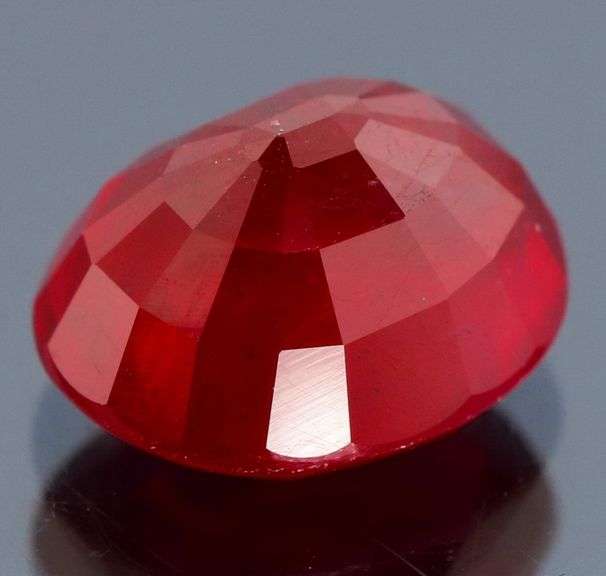 Rich blood red 6.61ct Ruby from Mozambique