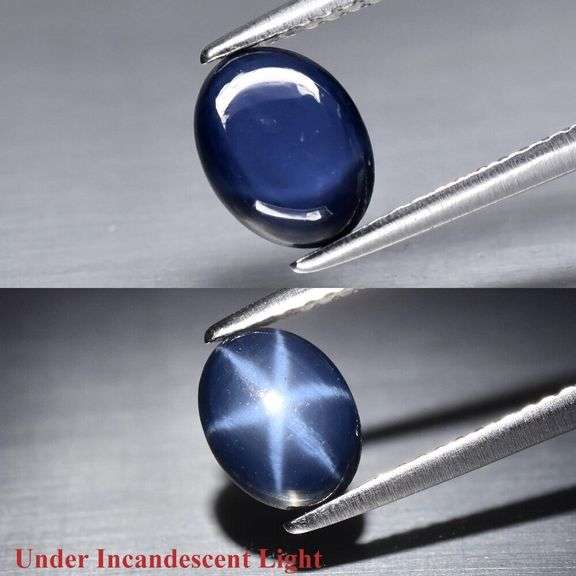 Excellent 1.41ct royal blue Star Sapphire