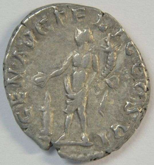 Sharp Roman Silver Denarius of Emperor Commodus, 177-192 AD