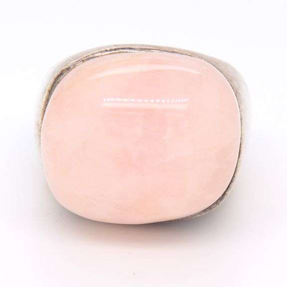 Sterling Silver Rose Quartz Ring