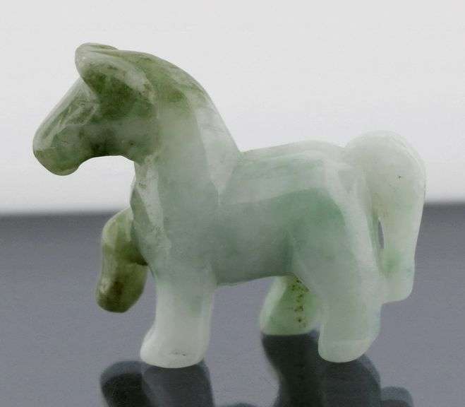 Adorable 197.41ct Jade horse carving