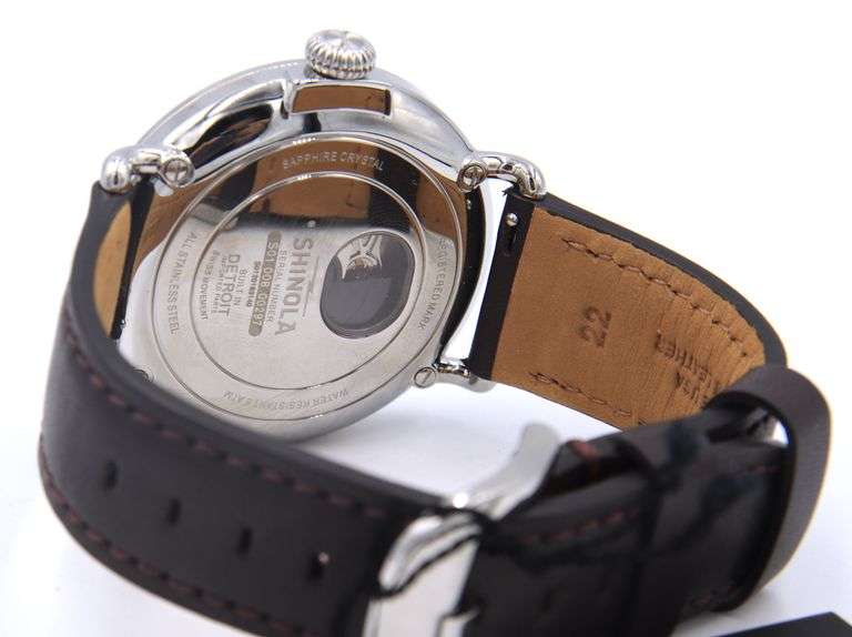 Shinola The Runwell 45mm Automatic Blue Dial Watch