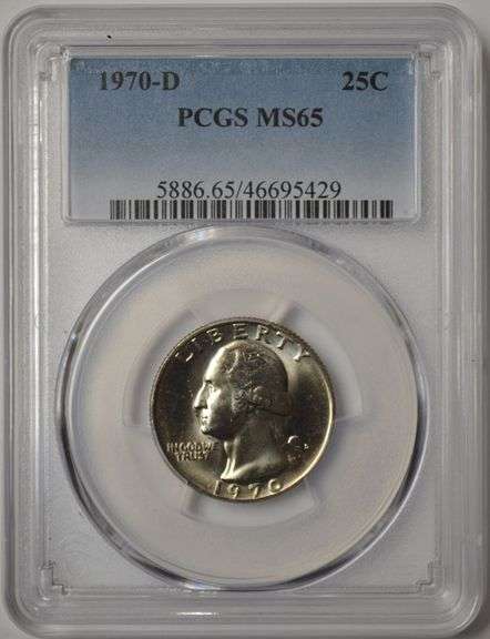 1970-D Washington Quarter PCGS MS65