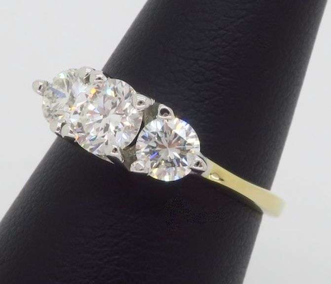 Classic Three Stone Diamond Engagement Ring